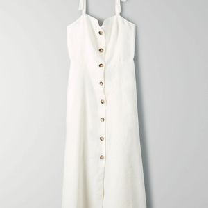 Aritzia Rosalie linen dress in size 0